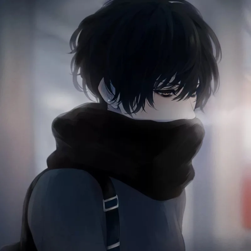 Hình ảnh anime nam buồn với phong cách đầy cảm xúc và ấn tượng