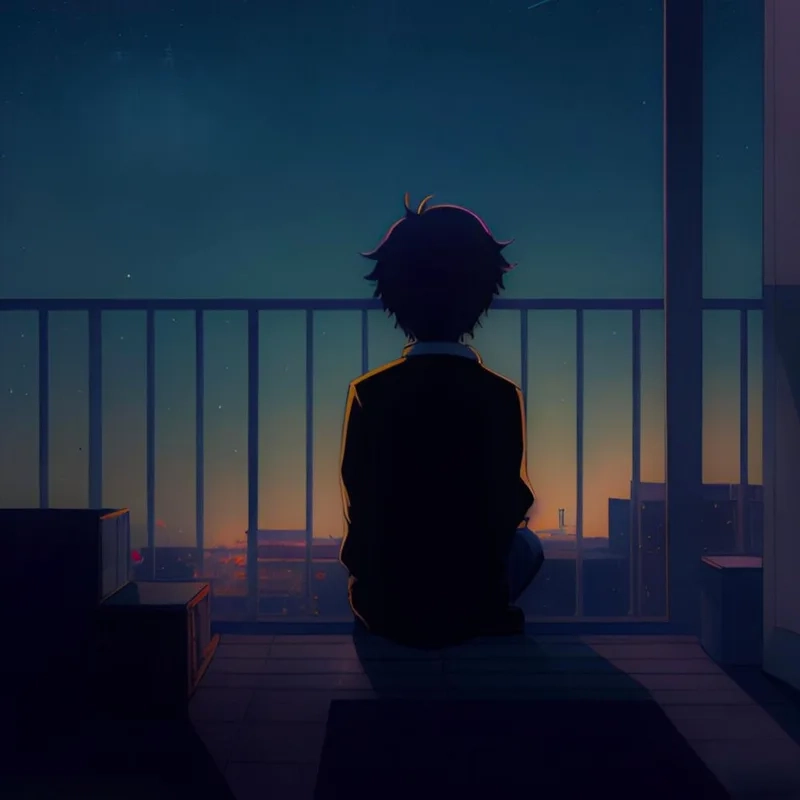 Những ảnh anime nam buồn với vẻ đẹp buồn và đầy thu hút