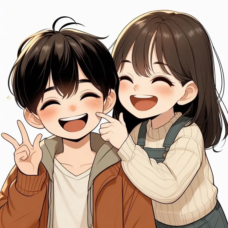 Hình anime nam nữ yêu nhau với những khoảnh khắc lãng mạn và đáng yêu