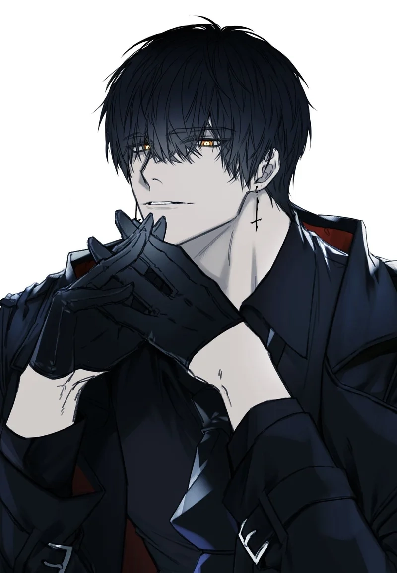 Hình ảnh nam đẹp anime với phong cách lịch lãm và đầy ấn tượng