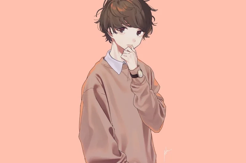 Hình ảnh anime nam đẹp trai với vẻ đẹp hoàn hảo và thu hút
