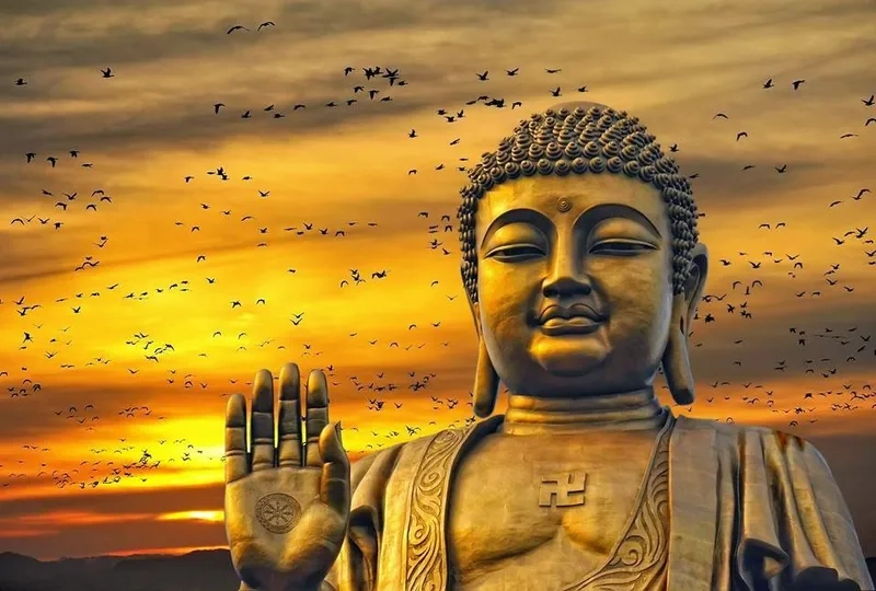 Trang trí điện thoại với ảnh phật a di đà làm hình nền điện thoại
