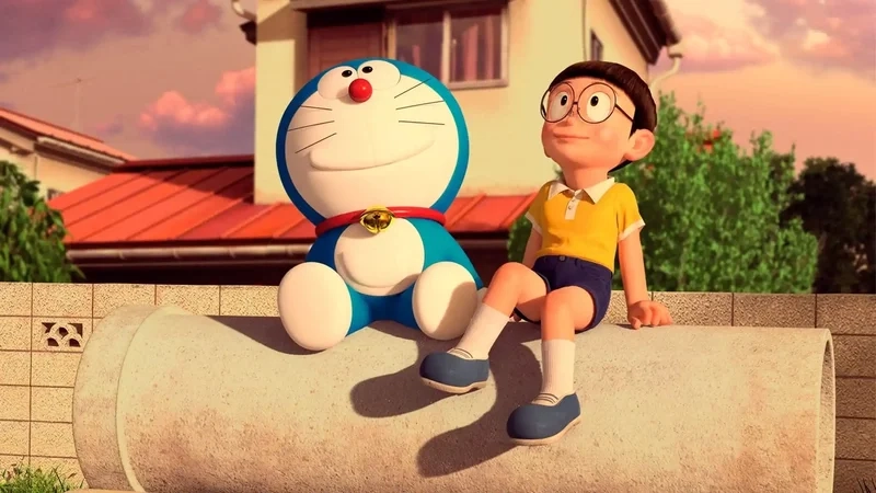 Hình doraemon và nobita ngầu với phong cách cá tính và đầy ấn tượng