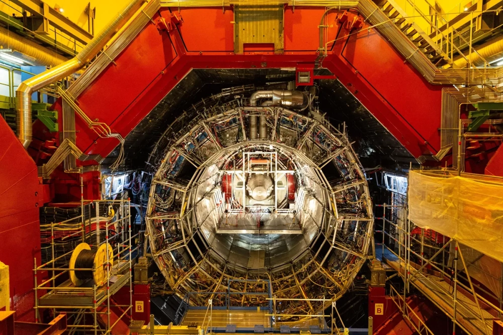 Bản đồ máy gia tốc hạt Large Hadron Collider dưới lòng đất Geneva