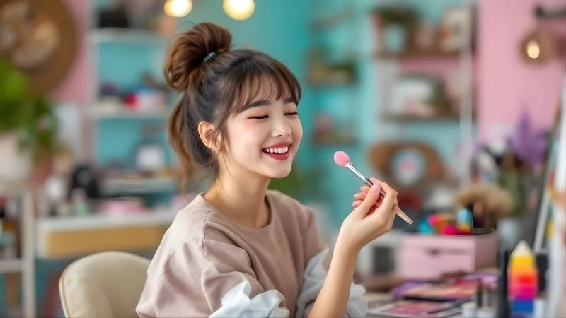 Cách trang điểm nhẹ nhàng tạo hiệu ứng bắt sáng