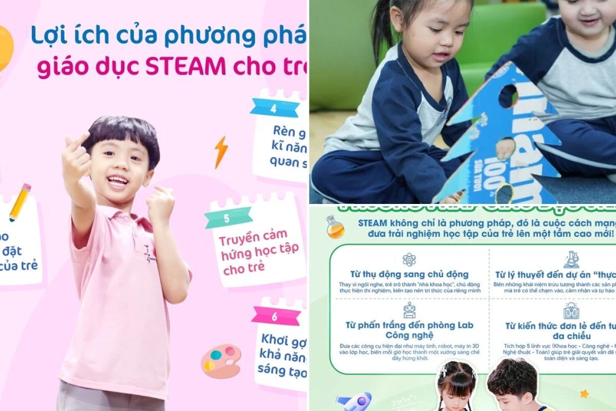 7 lợi ích của học steam đối với trẻ mầm non trong năm 2026