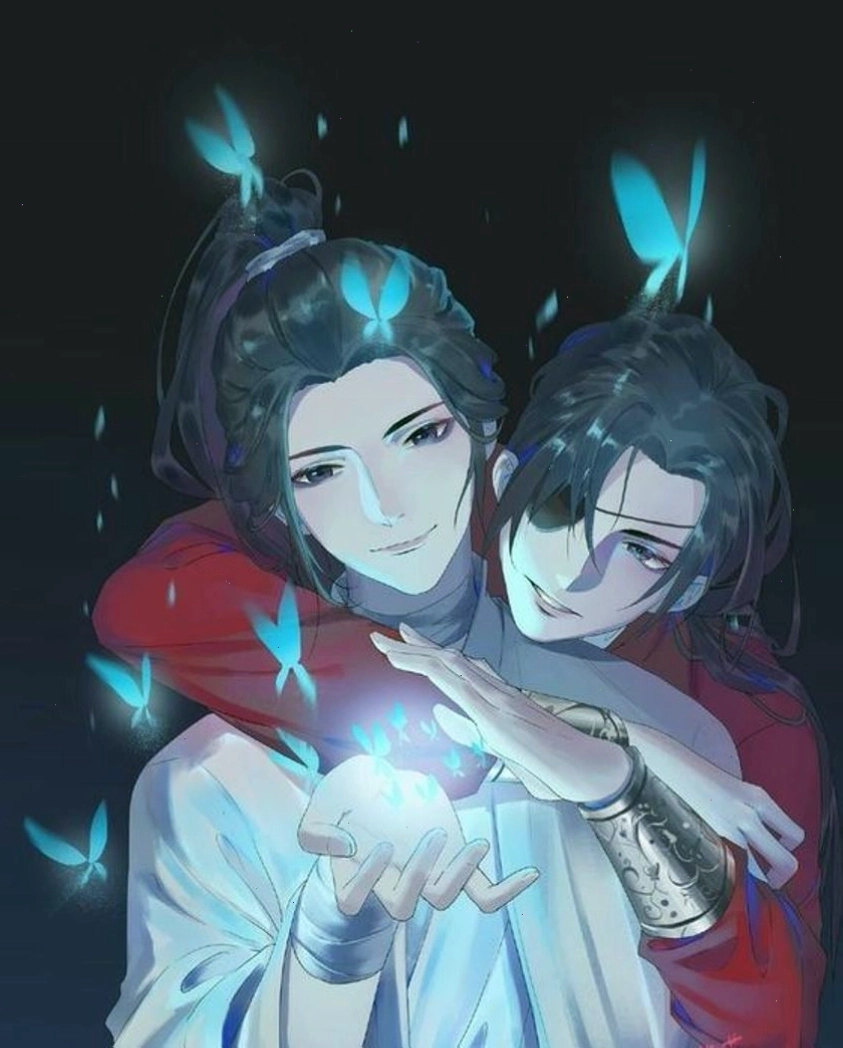 Ảnh anime đam mỹ hôn nhau thể hiện sự gắn kết