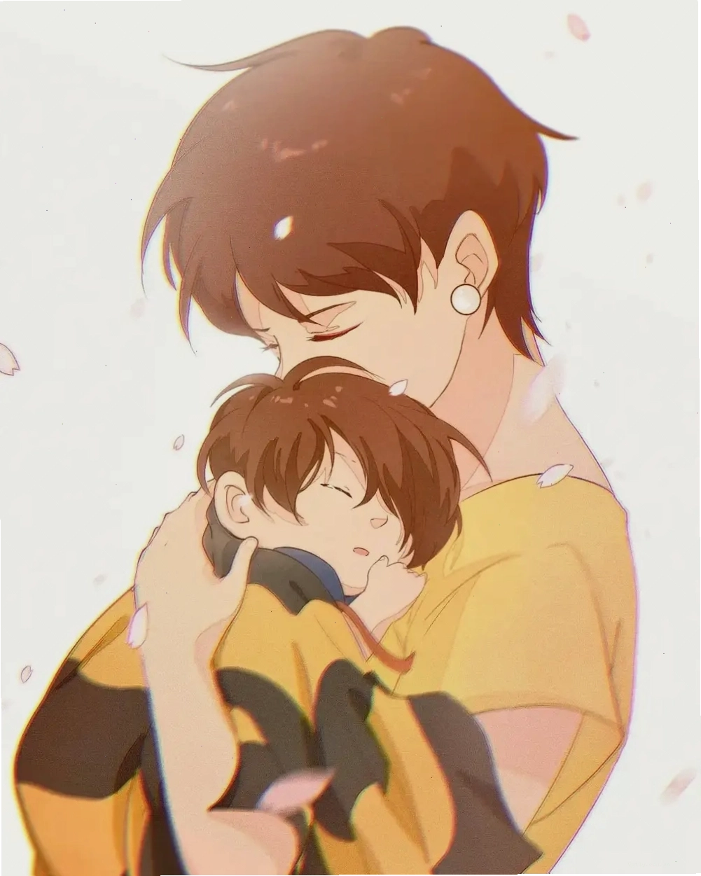 Ảnh anime gia đình sum vầy hạnh phúc