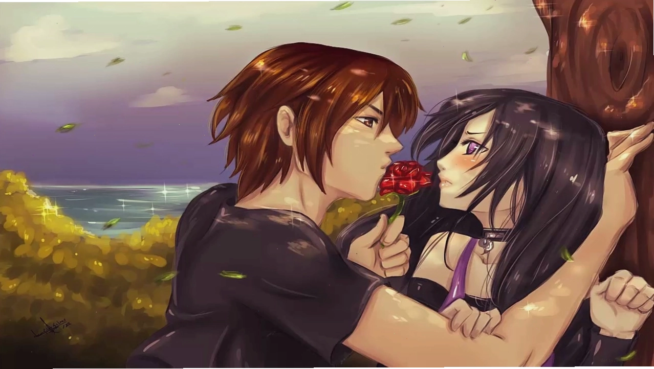 Ảnh anime tình yêu cực lãng mạn và chất