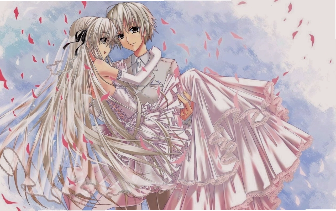 Ảnh anime tình yêu đôi dễ thương và lãng mạn