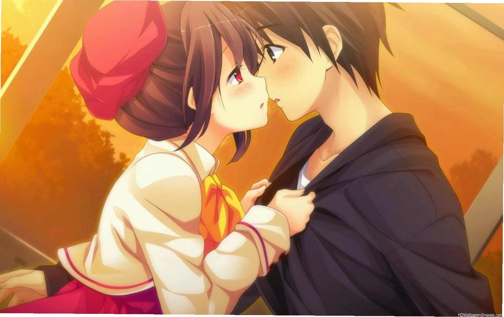 Ảnh anime tình yêu lãng mạn và đáng yêu