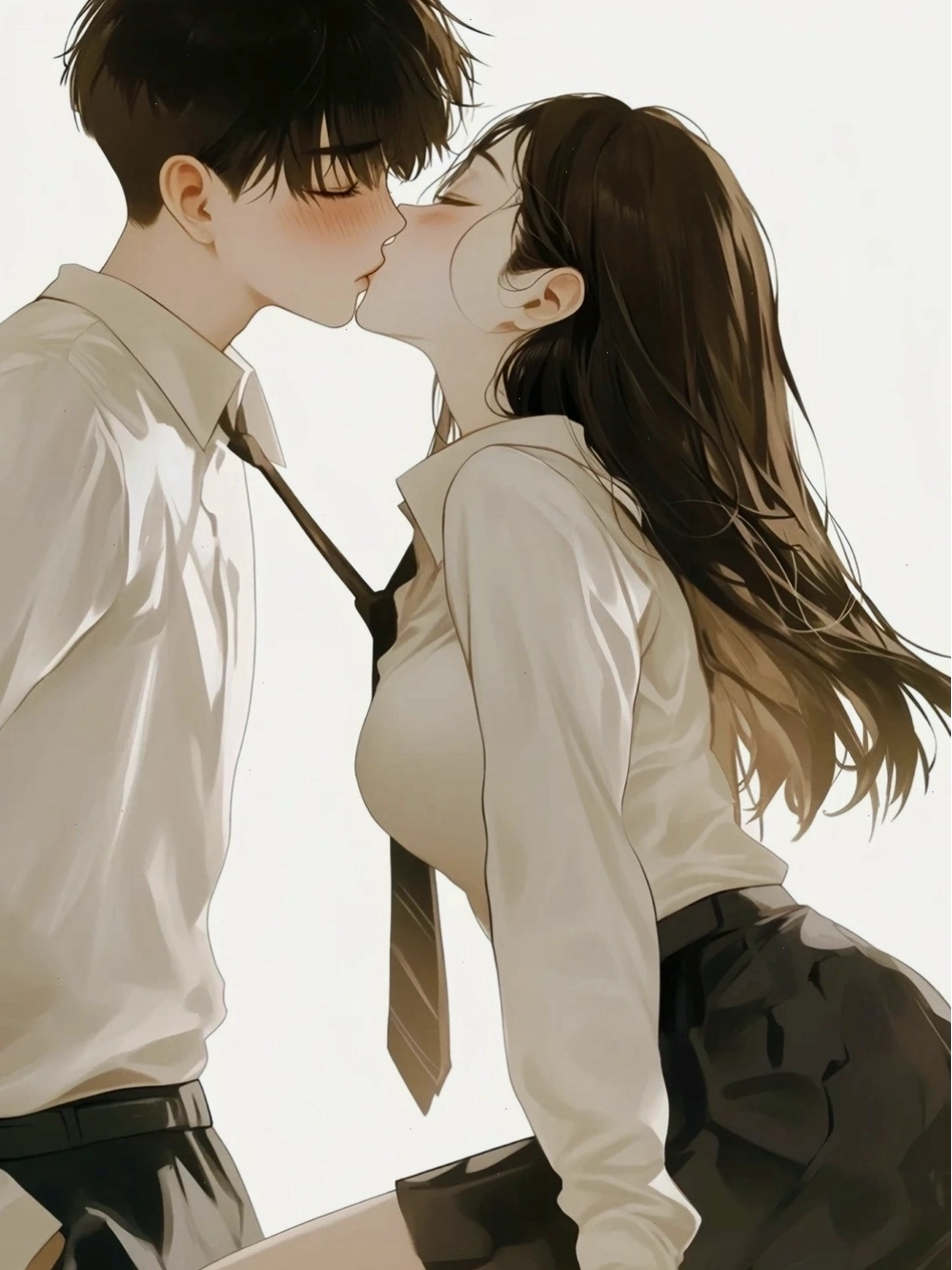 Anime hôn nhau cuốn hút