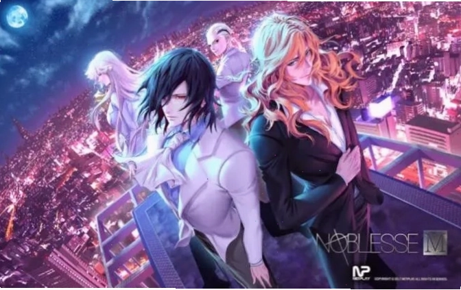 Anime Noblesse, một bộ anime ma cà rồng với nhân vật chính quyền lực