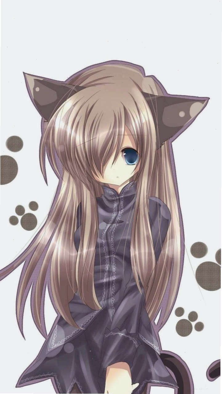 Anime Wallpaper. Cute anime wallpaper, Cat girl