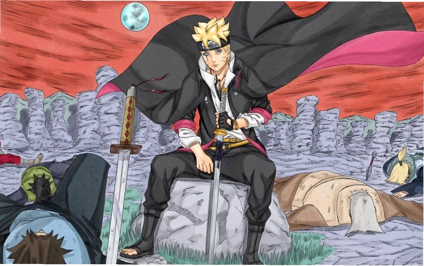 Boruto lạnh lùng tiêu diệt kẻ săn đuổi