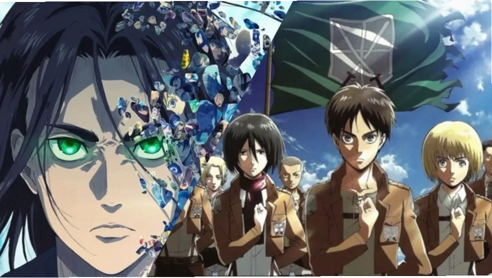 Cảnh phim anime với yếu tố phép thuật và chiến đấu