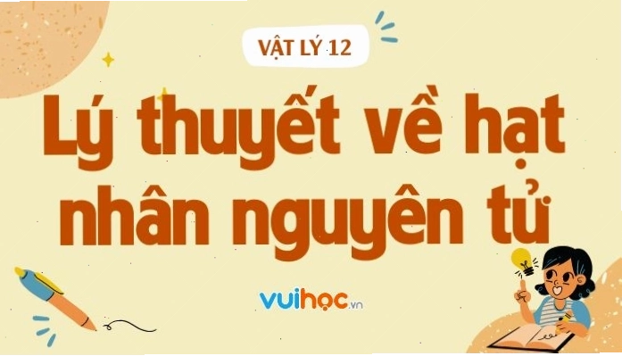 Cấu tạo hạt nhân nguyên tử với các hạt proton và neutron