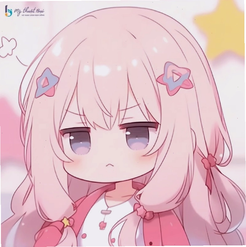 Cô bé anime chibi dễ thương trong trang phục mùa hè
