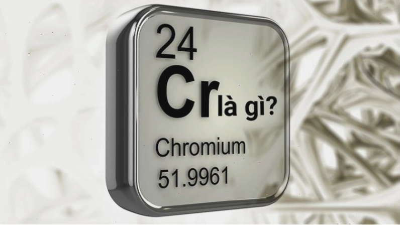 Crom là một kim loại cứng, màu xám thép, có khả năng chống oxy hóa cao