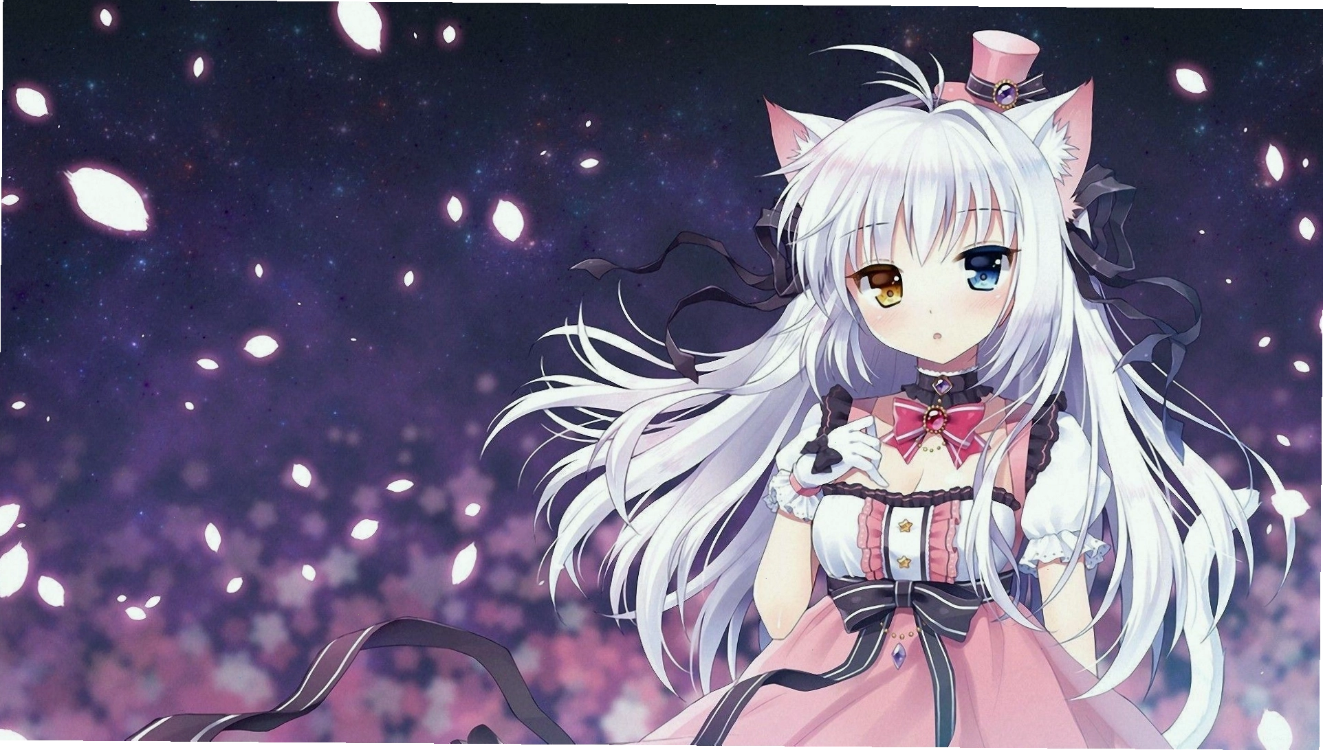 Cute Anime Neko Girls Wallpaper miễn phí
