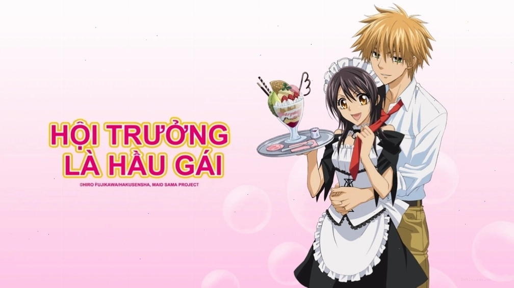 Dàn nhân vật hầu gái anime dễ thương và đa dạng
