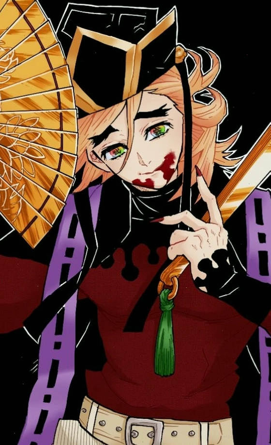 Douma anime trong trận chiến với Sát Quỷ Đoàn