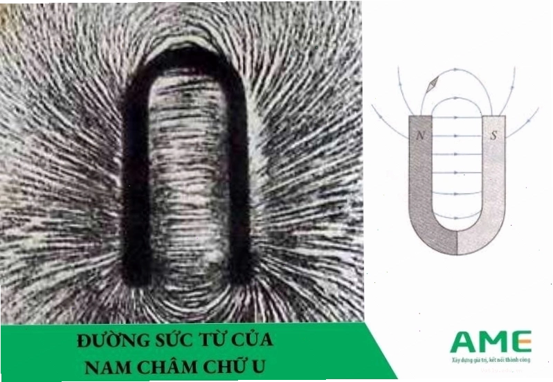Đường sức từ của nam châm chữ U