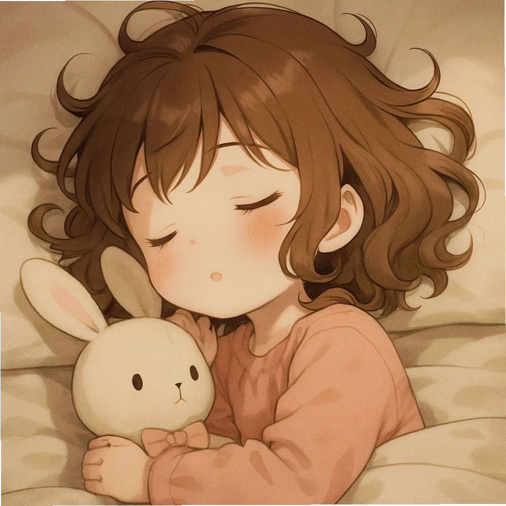 Em bé anime dễ thương như thiên thần, với đôi mắt trong veo