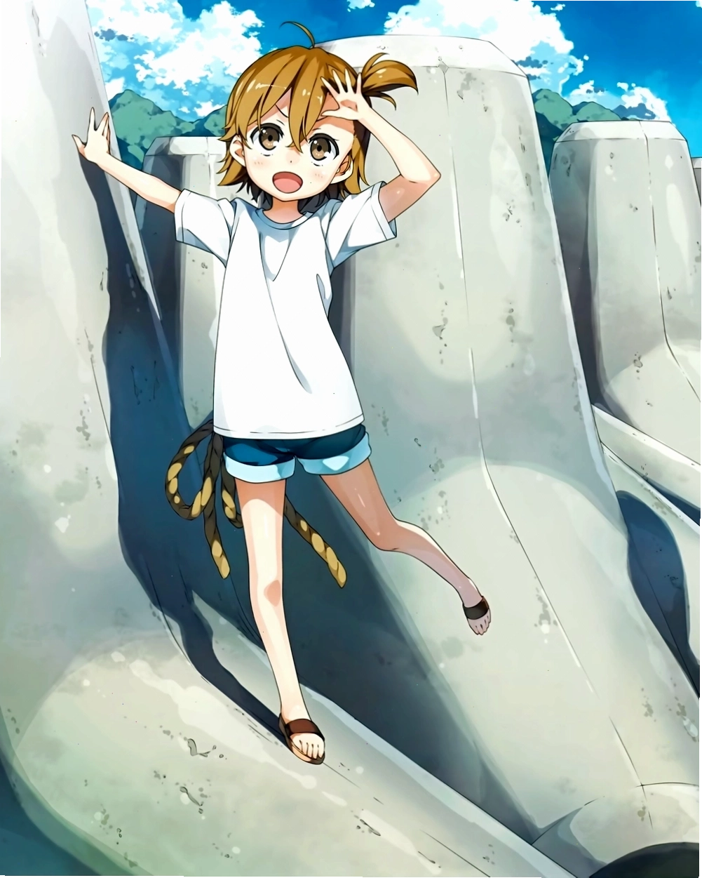 Em bé anime hoạt hình với trang phục ngộ nghĩnh, tạo hình độc đáo