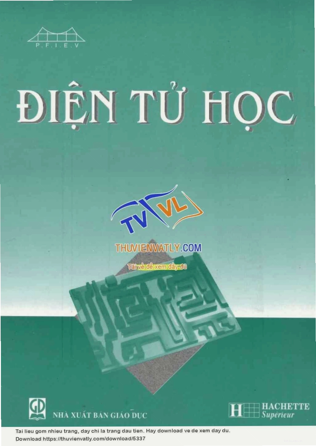 Giáo trình Điện tử học