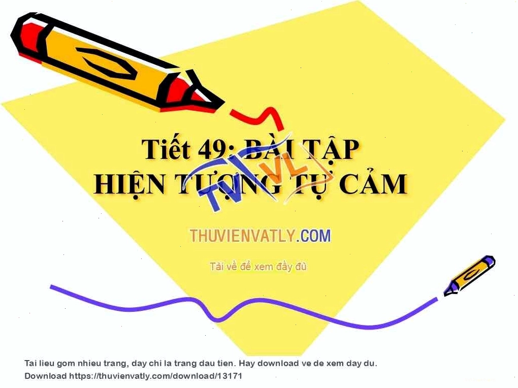 Hiện tượng tự cảm trong cuộn cảm