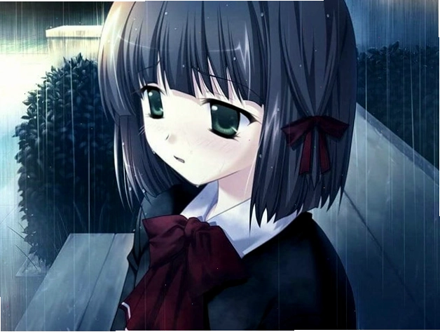 Hình ảnh anime buồn của nữ làm xao xuyến lòng người
