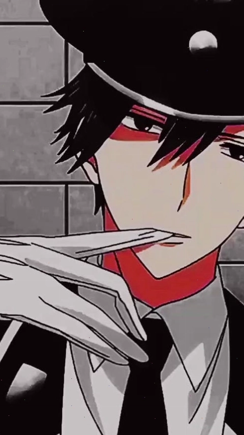 Hình ảnh anime lãng mạn với cử chỉ "phạt" đầy yêu thương