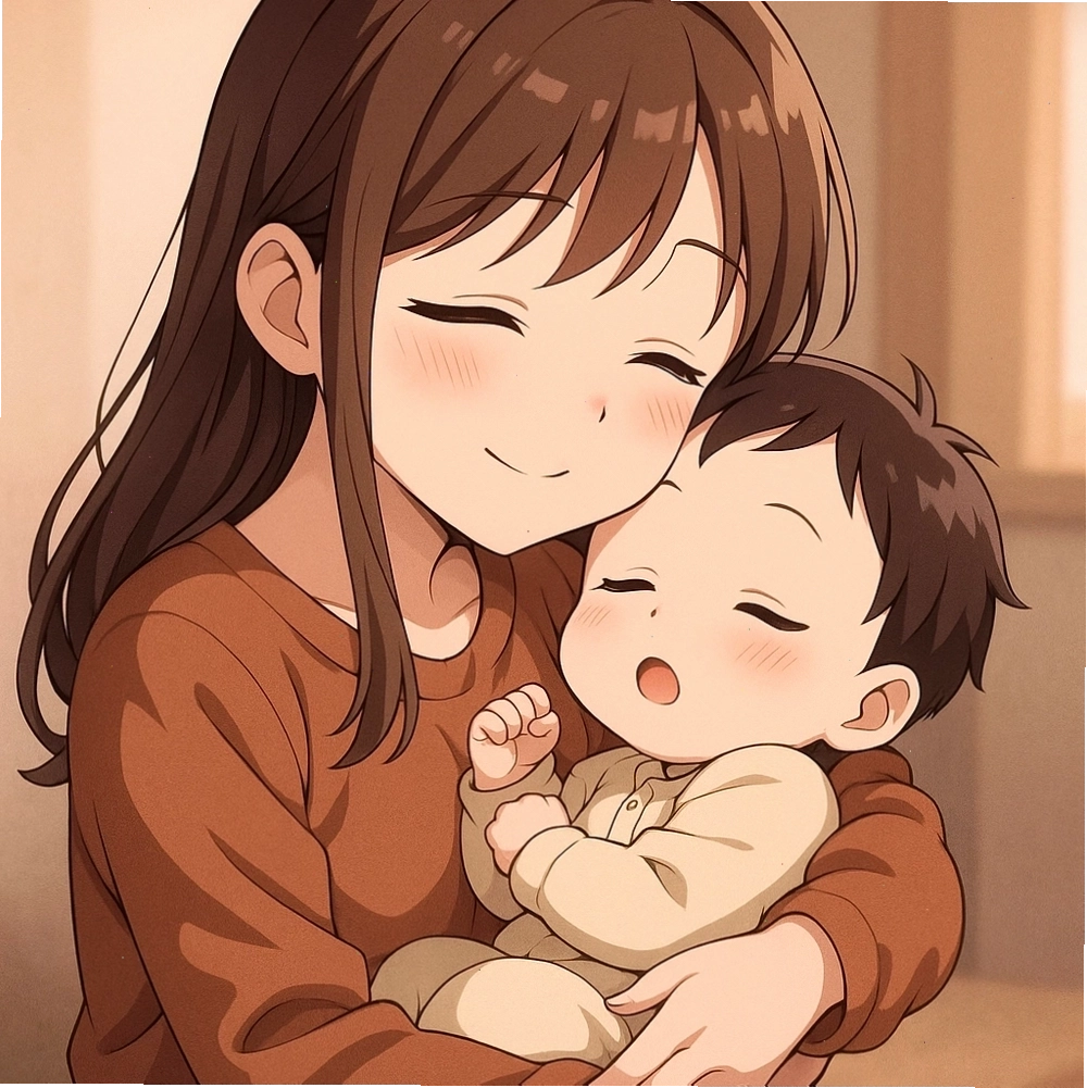 Hình ảnh em bé anime dễ thương với độ phân giải Full HD