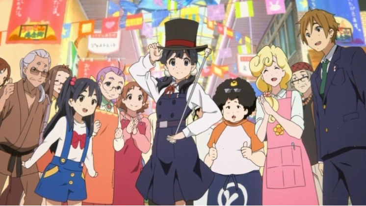 Hình ảnh minh họa phong cách Kawaii trong anime