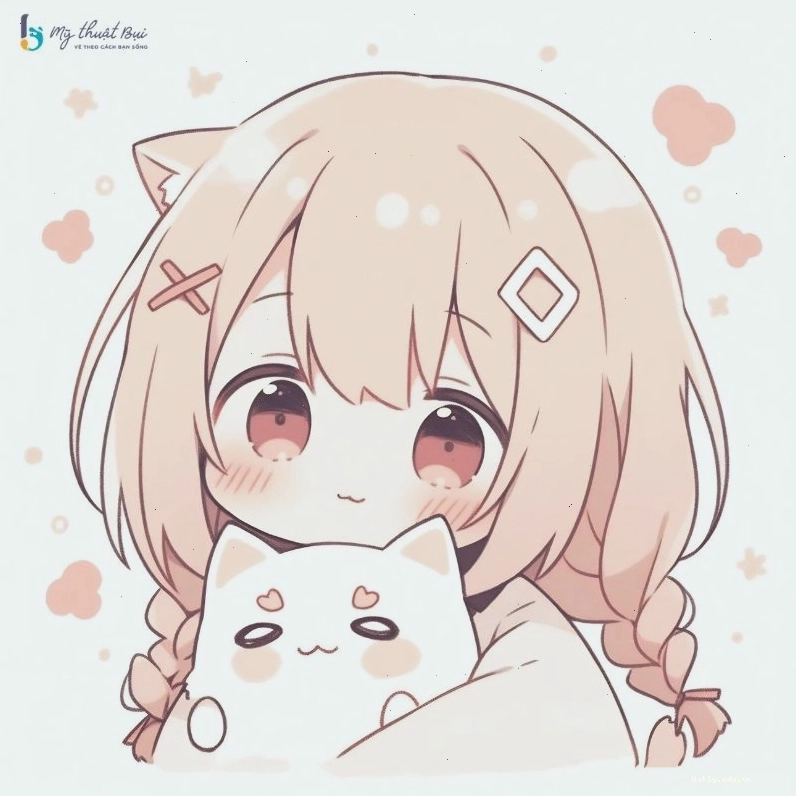 Hình ảnh minh họa quá trình tinh chỉnh nét vẽ Chibi
