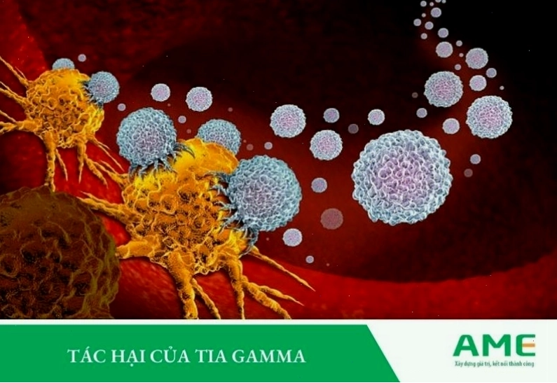 Hình ảnh minh họa tác hại của tia Gamma đối với cơ thể sống