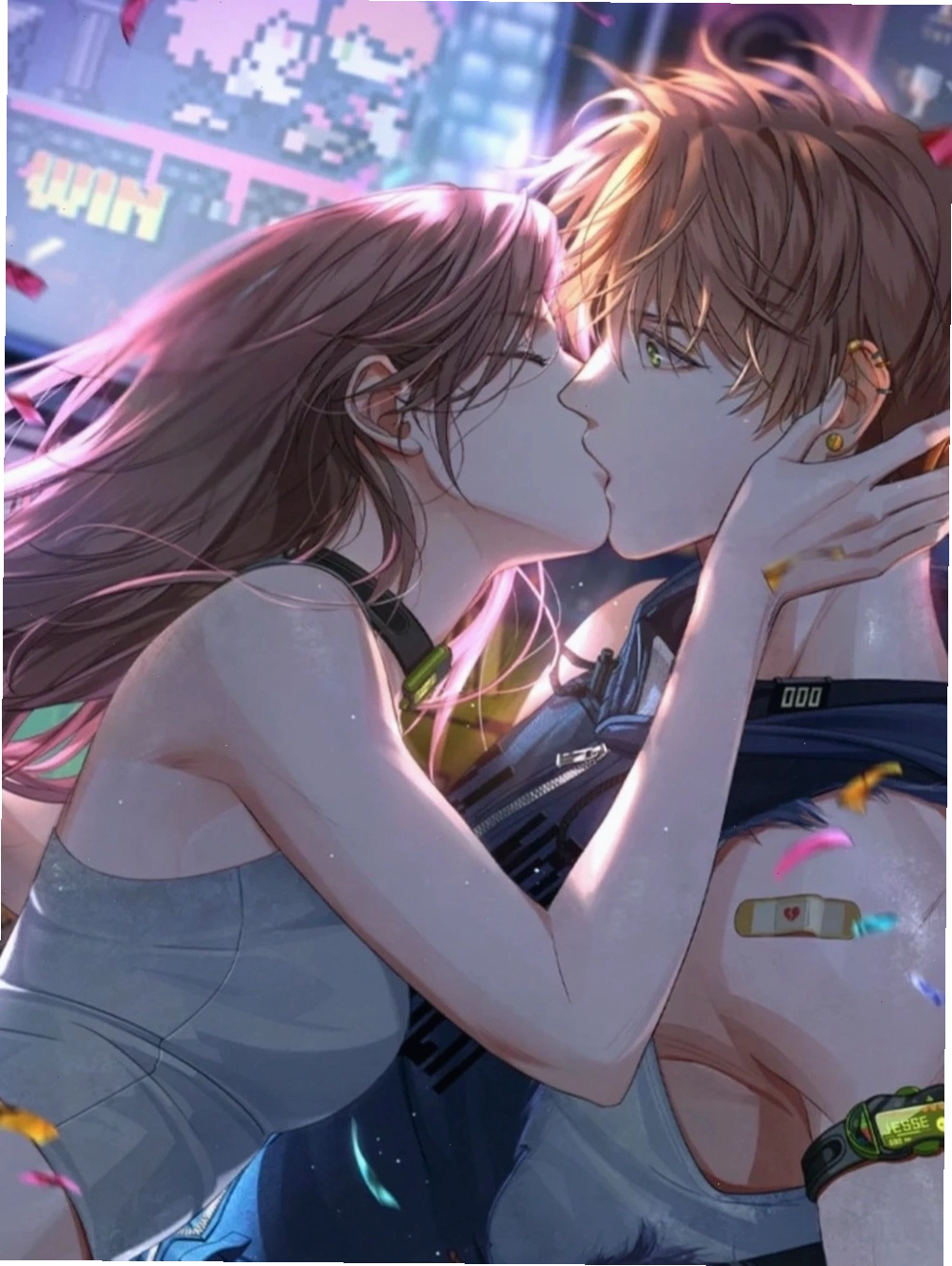 Hình anime hôn nhau lãng mạn