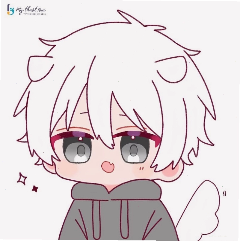 Hình chibi nam, nữ siêu cute dễ thương và cực dễ vẽ