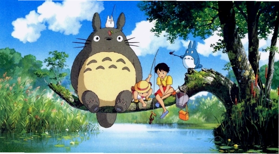 Hình nền anime nữ dễ thương trong không gian học tập