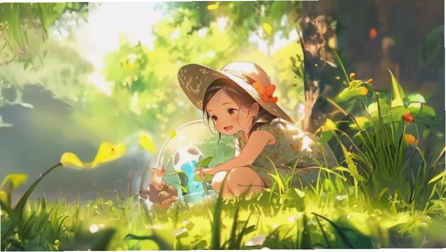 Hình nền điện thoại anime phong cảnh 4K