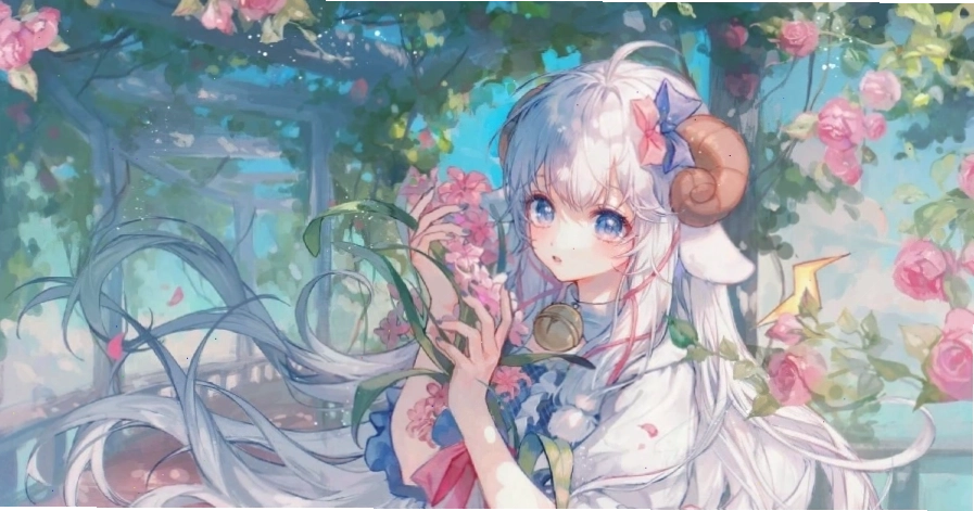 Hình nền máy tính Anime dễ thương với nhân vật đôi bạn