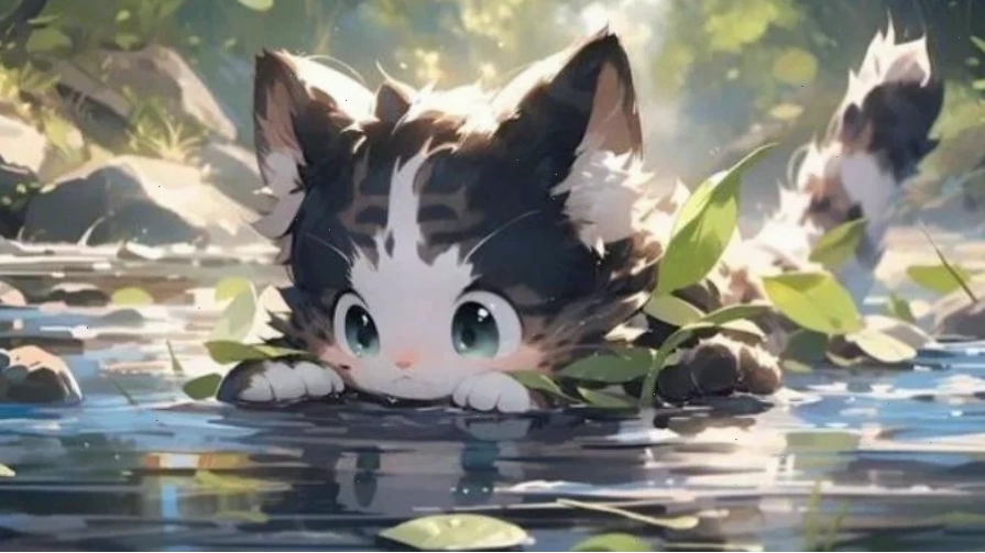 Hình nền máy tính Anime thể hiện vẻ đẹp ngầu của nhân vật nữ