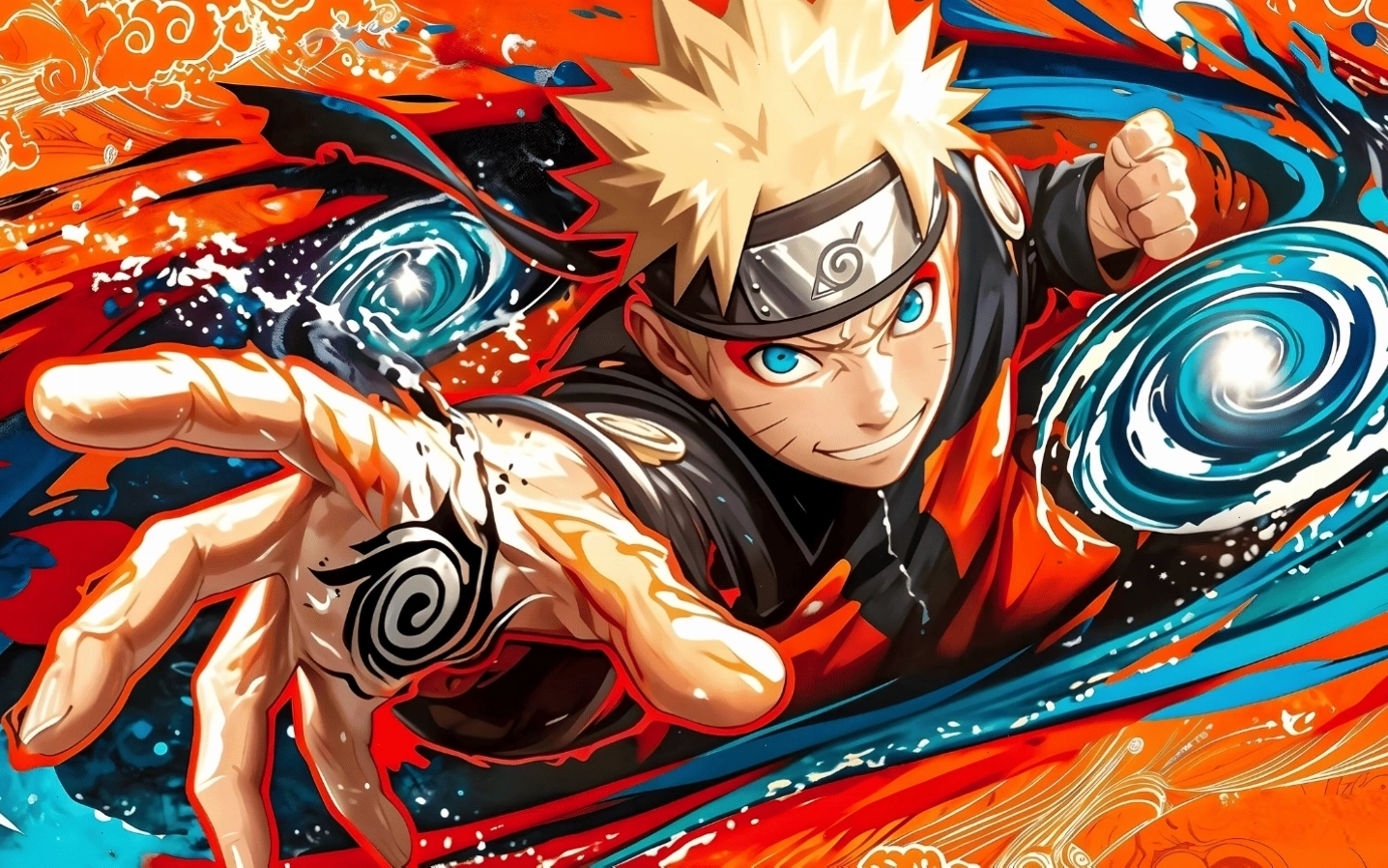 Hình nền Naruto Uzumaki kiên cường đối mặt thử thách
