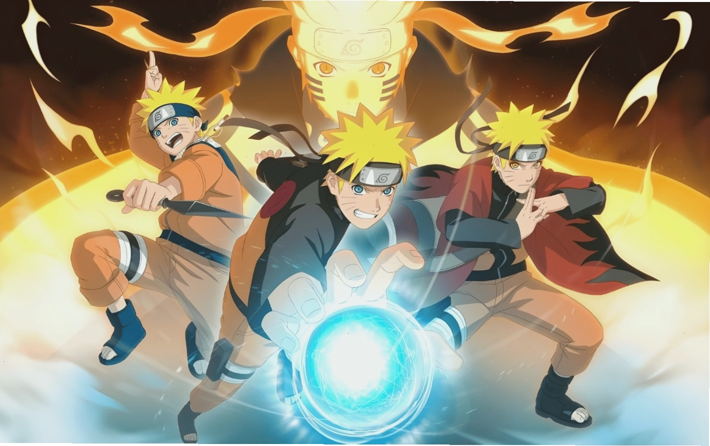 Hình nền Naruto Uzumaki siêu ngầu với Rasengan