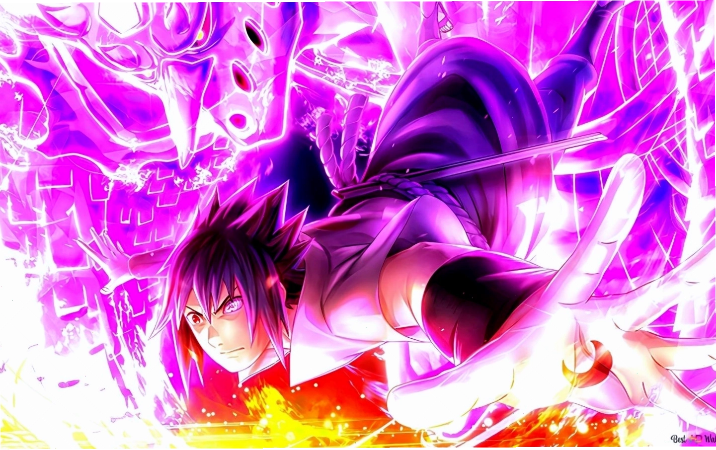 Hình nền Sasuke trong phiên bản mạnh nhất