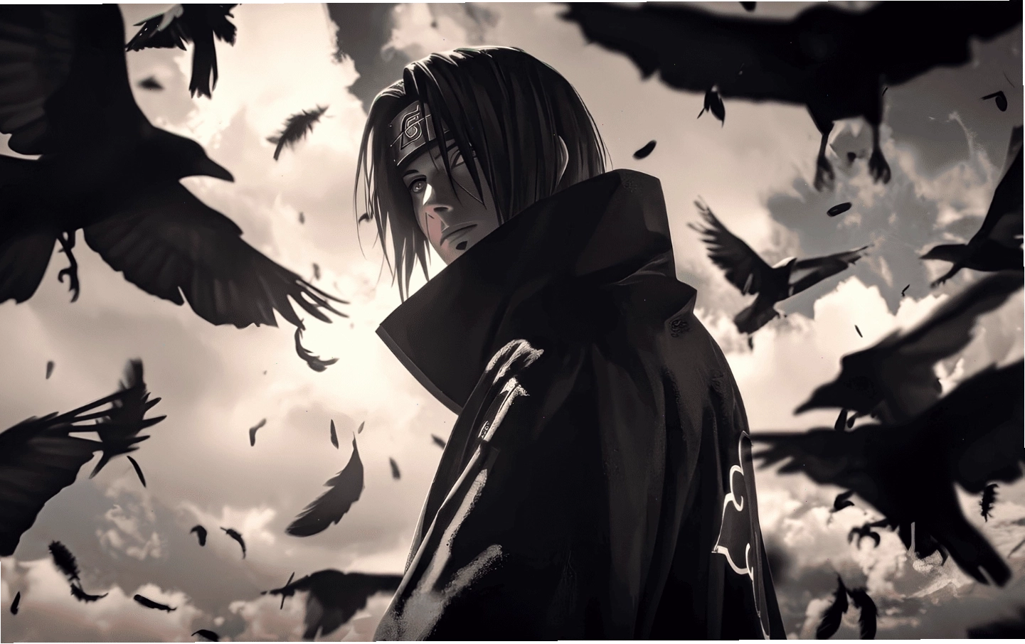 Hình nền Sasuke Uchiha 4K với đôi mắt Sharingan cuốn hút