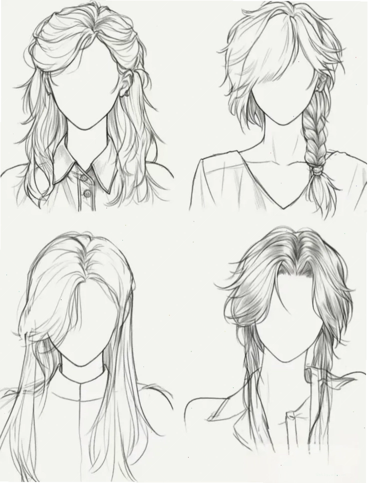 Mẫu tóc anime nữ ngắn đơn giản