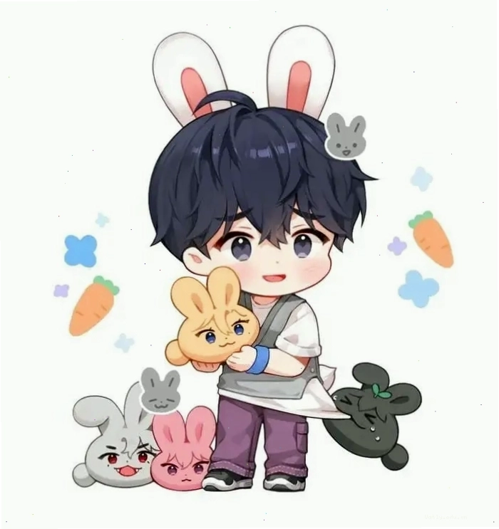 Mẫu vẽ chibi nam với phong cách năng động