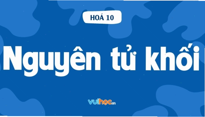 Minh họa bảng nguyên tử khối các nguyên tố hóa học